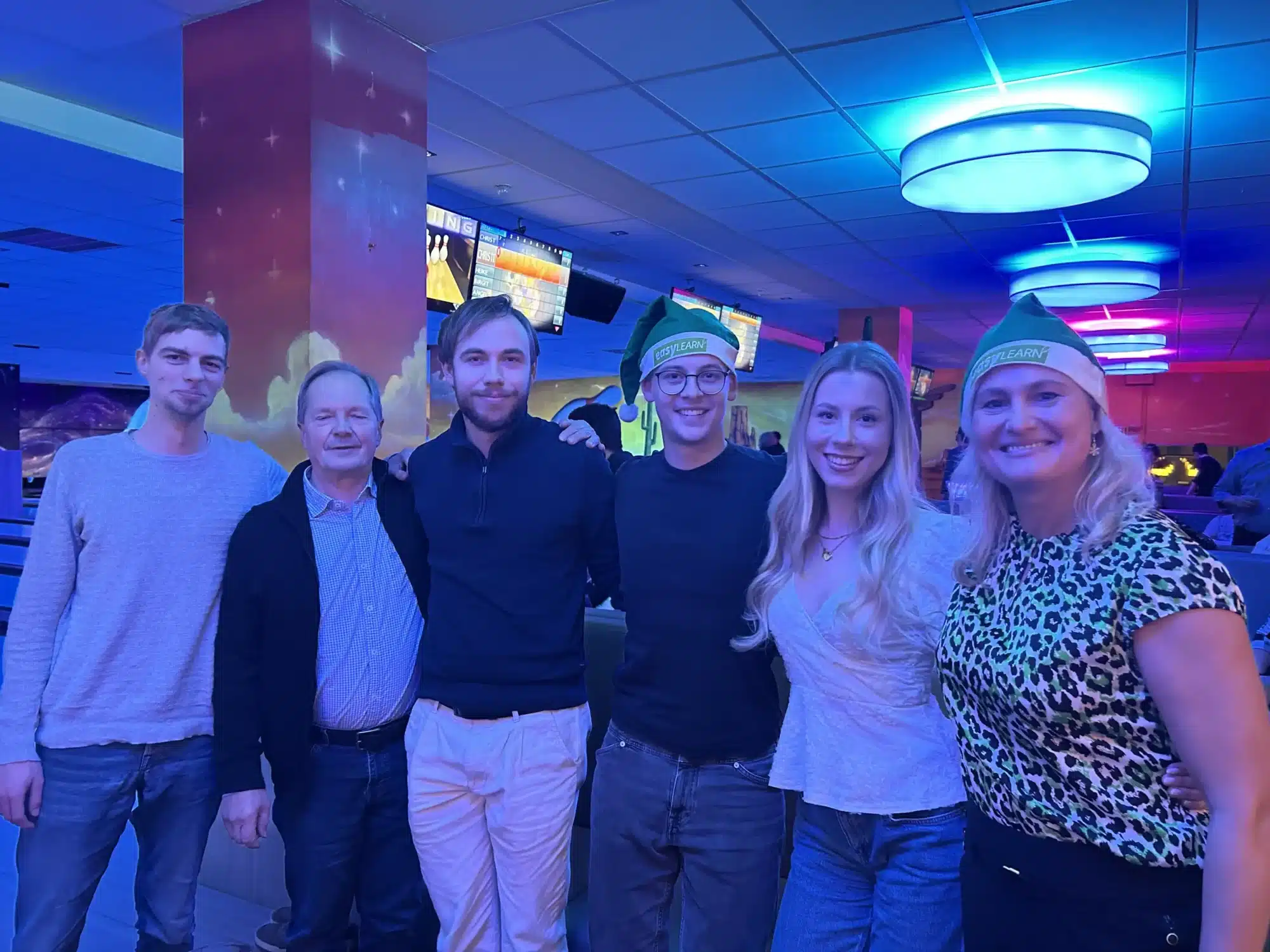 easyLEARN Weihnachtsfeier 2025 Teambild